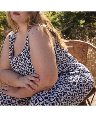 Womens Plus Cooling Stretch Cupro Tank