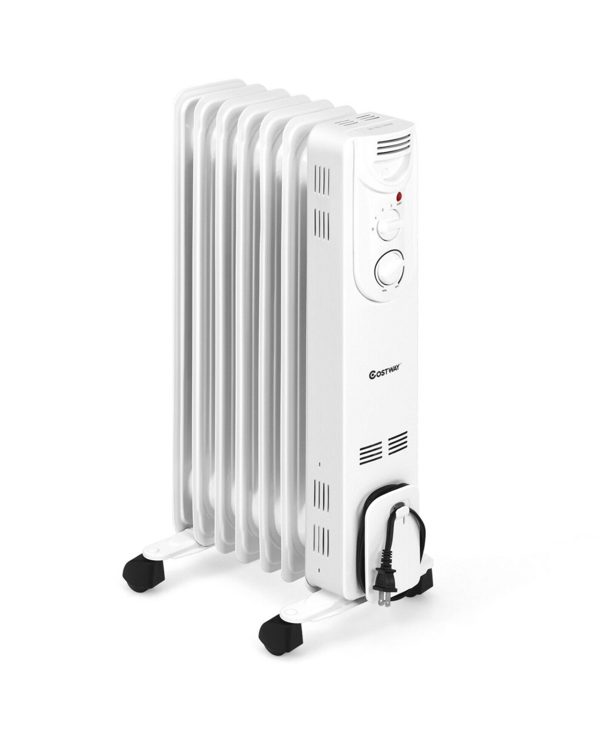 Sugift 1500W Electric Space Heater with 3 Heat Settings and Safe Protection