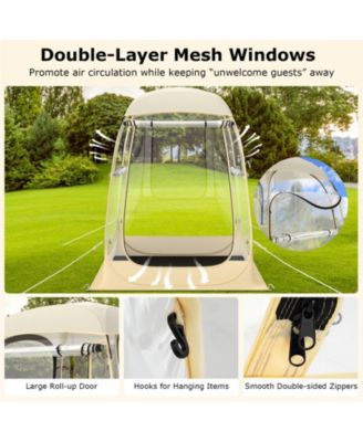 Instant Pop up Sports Tent with Carrying Bag and Floor Mat for 1-2 People