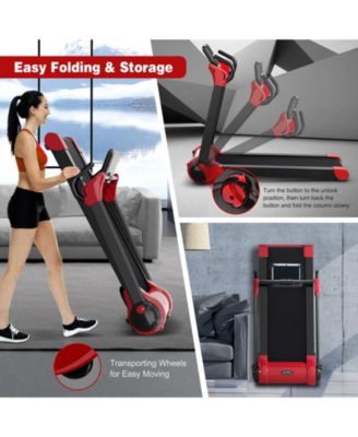 2.25 HP Electric Motorized Folding Running Treadmill Machine with LED Display