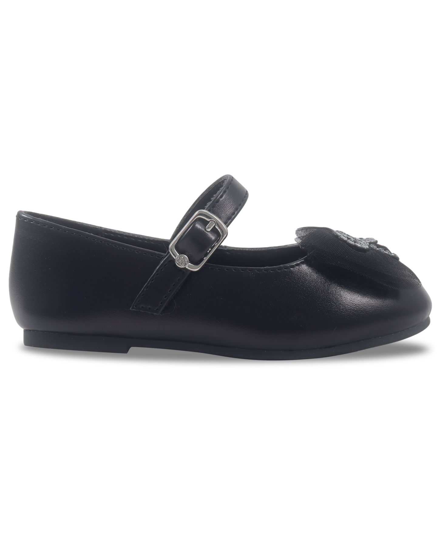 Туфли Jessica Simpson Amy Petal Buckle Strap Dress Shoe для девочек, цвет: Чёрный — фото 2