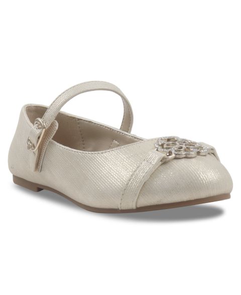 Обувь Jessica Simpson Amy Ivie Buckle Strap Dress Shoe для девочек, цвет: Шампань