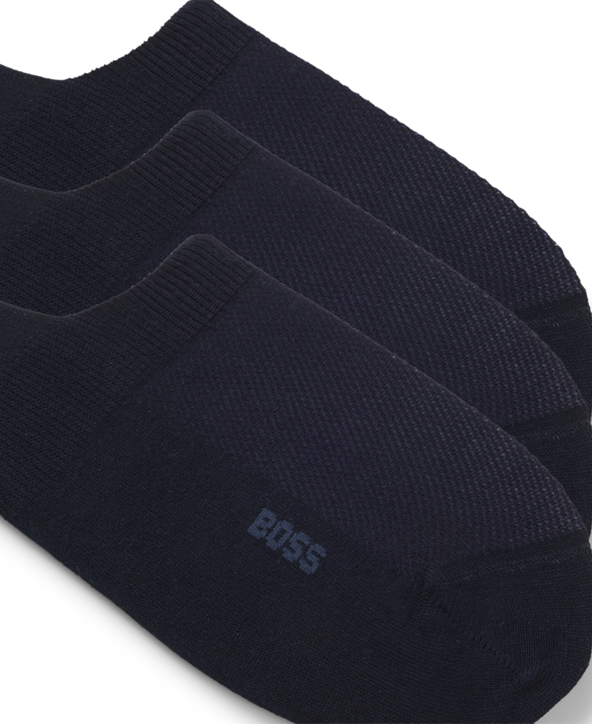 Hugo Boss Men's 3-pack Low-cut Soft Socks In Blue