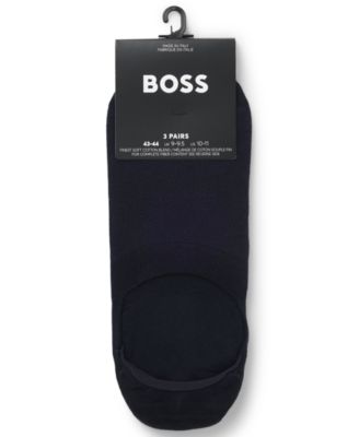 Men's Low-Cut Soft Socks, 3-Pack