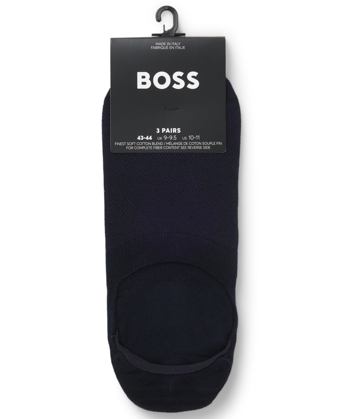 Hugo Boss Men's 3-Pack Low-Cut Soft Socks