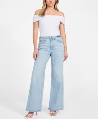 Women's High-Rise Wide-Leg Jeans