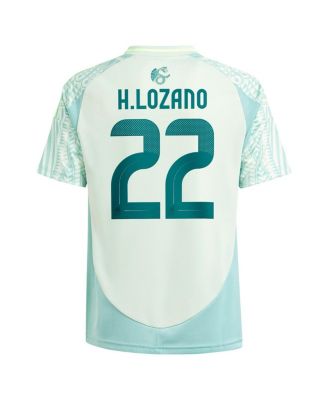 Big Boys and Girls Hirving Lozano Green Mexico National Team 2024 Away Replica Player Jersey