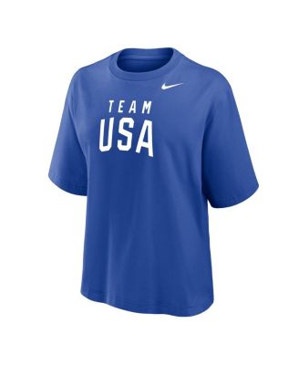 Women's Royal Team USA Boxy T-Shirt