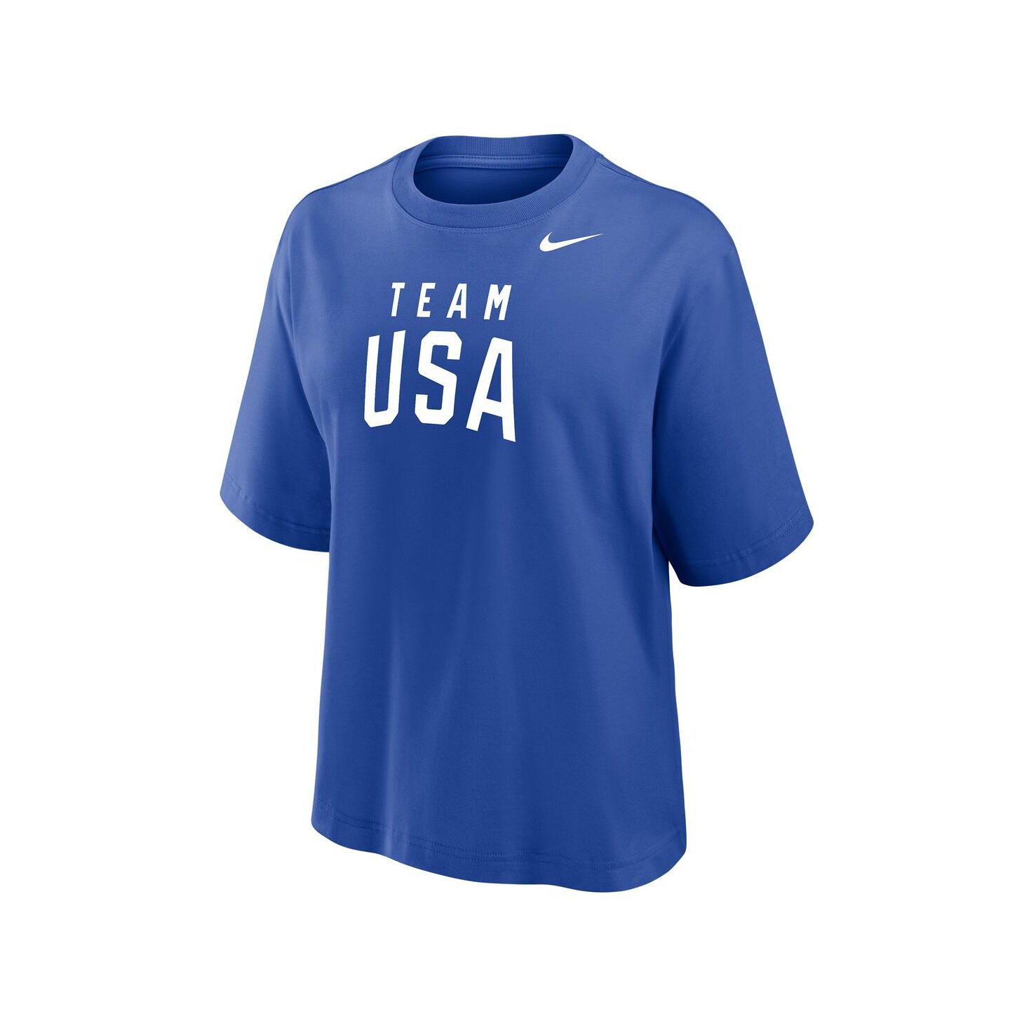 Женская футболка Nike Royal Team USA Boxy — фото 2