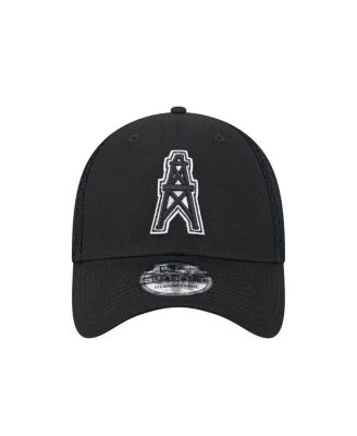 Men's Black Houston Oilers Main Neo 39THIRTY Flex Hat