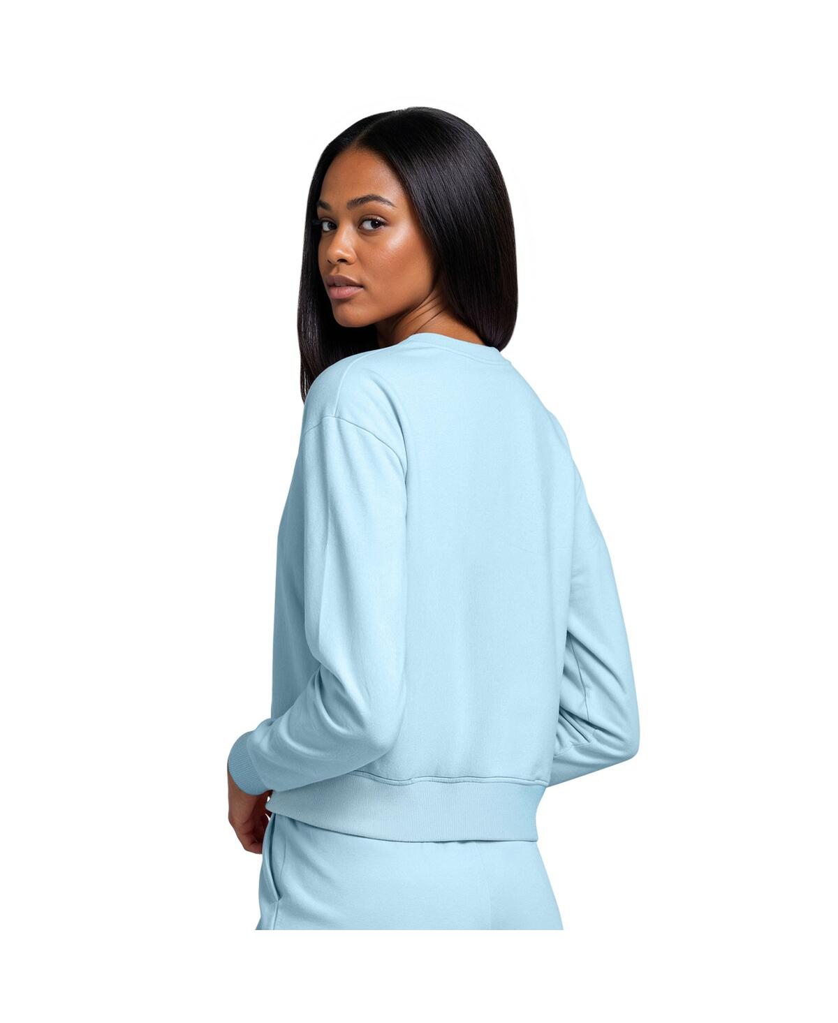 Concepts Sport Women's Light Blue Colorado Avalanche Tonal Pullover Sweatshirt In Blue