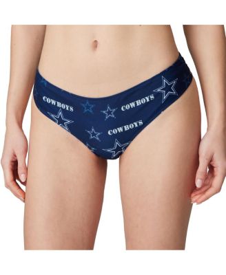 Concepts Sport - Women's Navy Dallas Cowboys Mosaic All Over Print Thong
