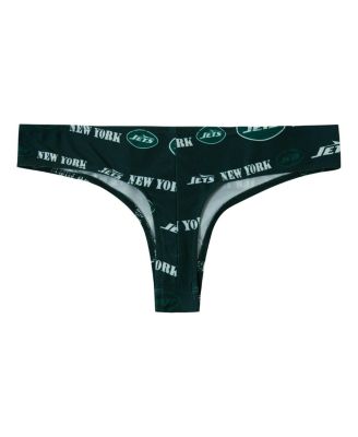Women's Green New York Jets Mosaic All Over Print Thong