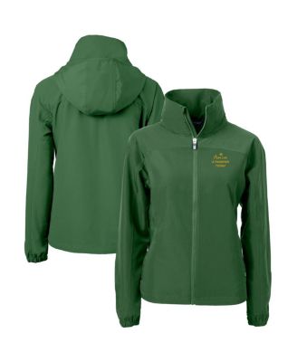 Cutter & Buck - Women's Hunter Green Notre Dame Fighting Irish Play Like A Today Charter Eco Full-Zip Jacket