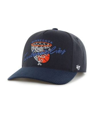 Men's Navy Minnesota Timberwolves Nothing But Net Hitch Adjustable Hat