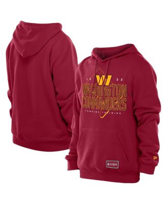 New Era - Men's Burgundy Washington Commanders Combine Authentic Local State Throwback Hoodie