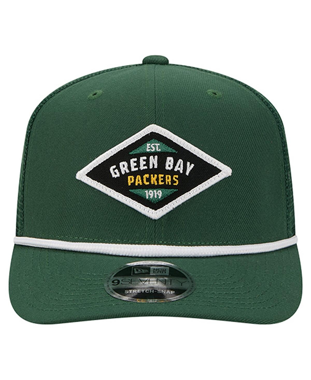 New Era Men's Green Bay Packers Team 9seventy Adjustable Hat In Green