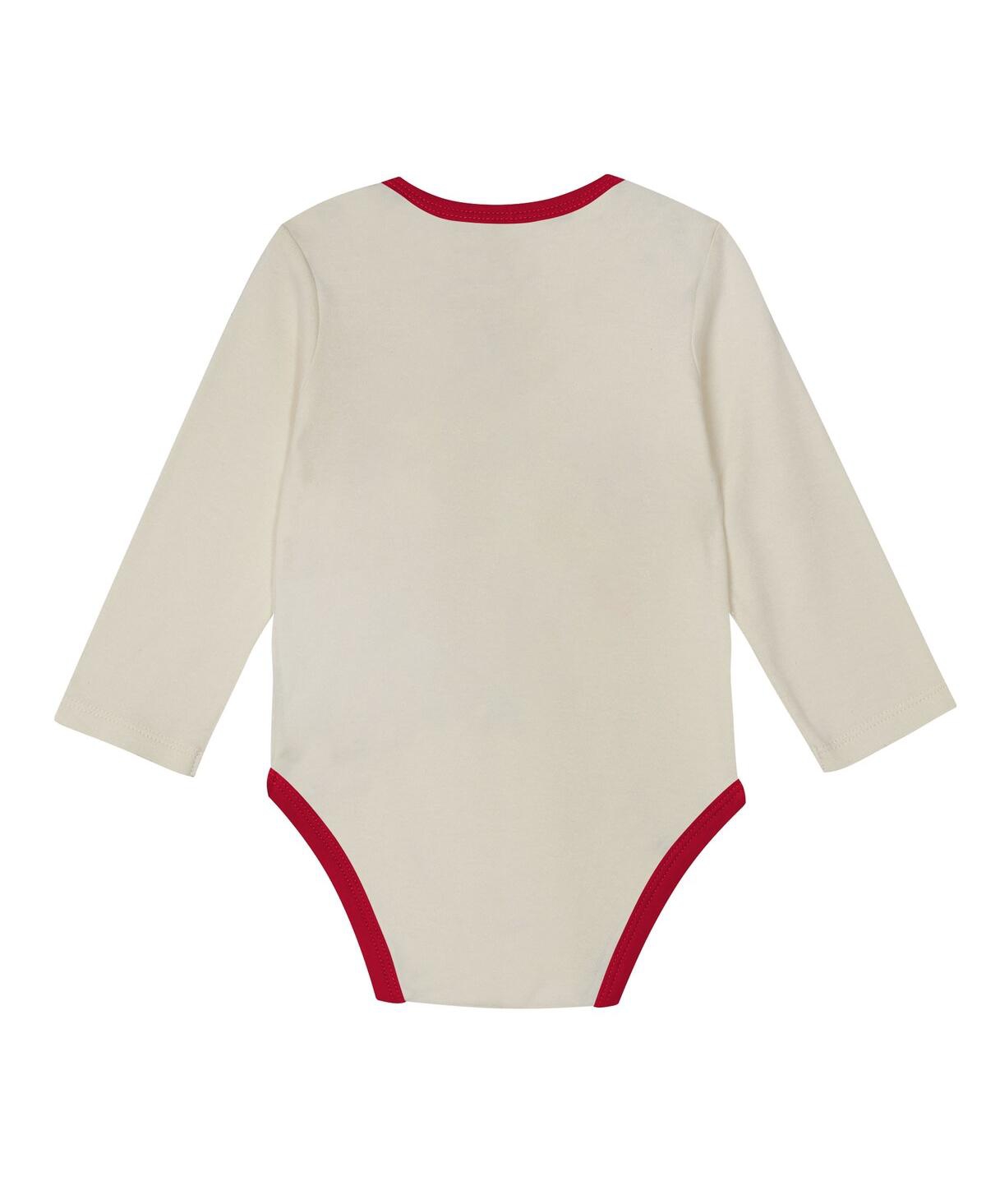 Outerstuff Baby Boys And Girls 3-pack Tampa Bay Buccaneers Little Champ Bodysuit Set In Red