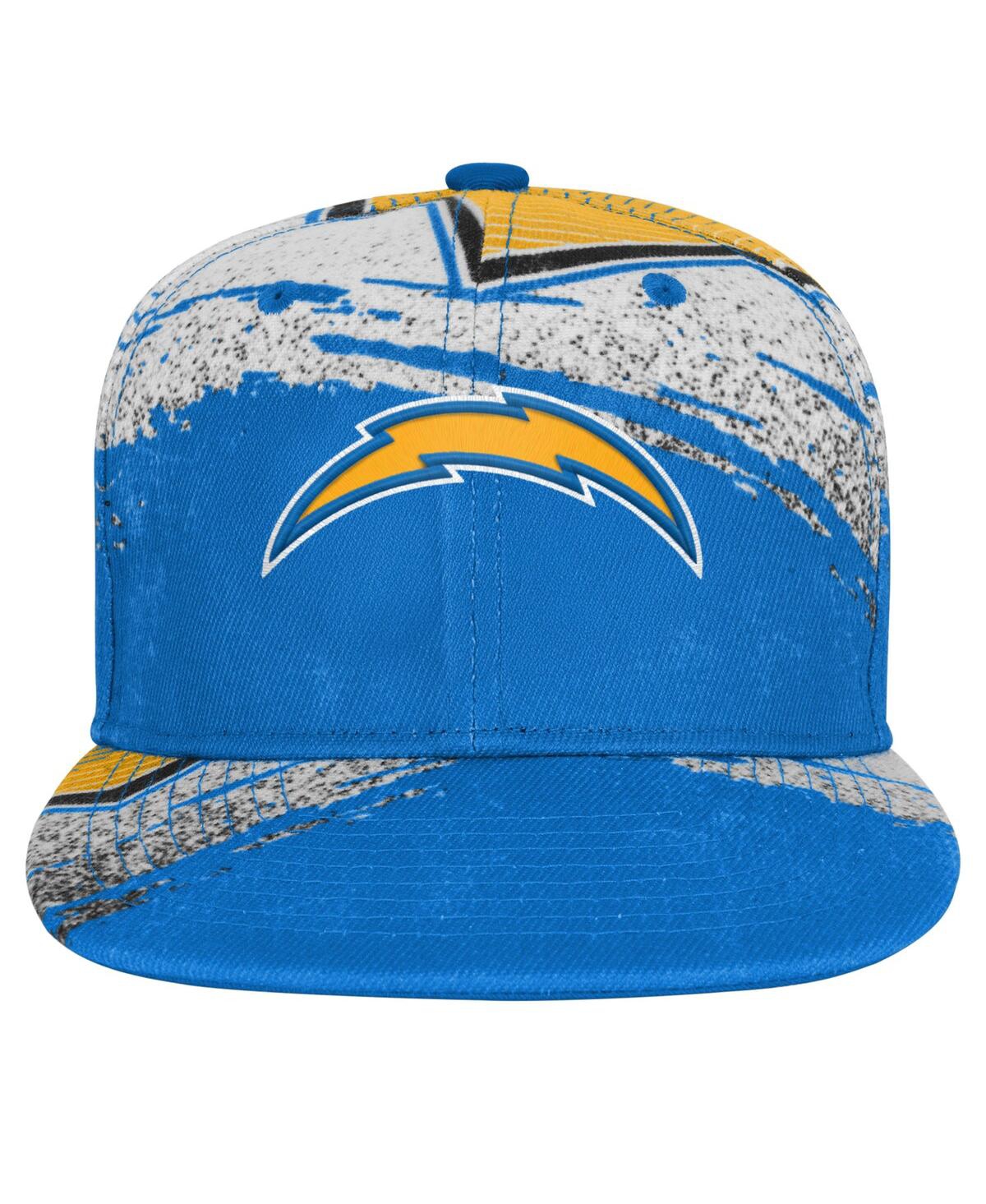 Outerstuff Big Boys And Girls Powder Blue Los Angeles Chargers Make Noise Adjustable Hat In Blue