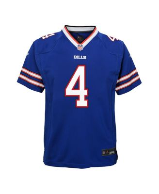 Big Boys and Girls James Cook III Royal Buffalo Bills Game Jersey