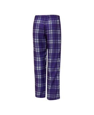 Women's 2-Piece Heather Gray/Purple Minnesota Vikings Regulate Plaid Tank Top and Pants Sleep Set