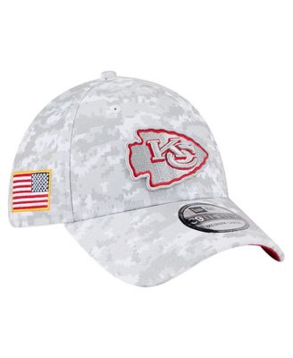 New Era - Men's White Kansas City Chiefs 2025 Salute to Service Digital Camo Fan Pack 39THIRTY Flex Hat