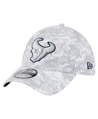 New Era - Men's White Houston Texans 2025 Salute to Service Digital Camo Fan Pack 39THIRTY Flex Hat