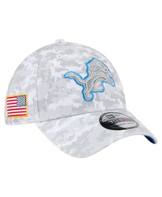 New Era - Men's White Detroit Lions 2025 Salute to Service Digital Camo Fan Pack 39THIRTY Flex Hat