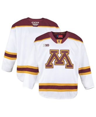 CCM - Men's White Minnesota Golden Gophers Away Replica Hockey Jersey