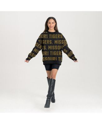 Women's Black Missouri Tigers Hype Era Sweatshirt