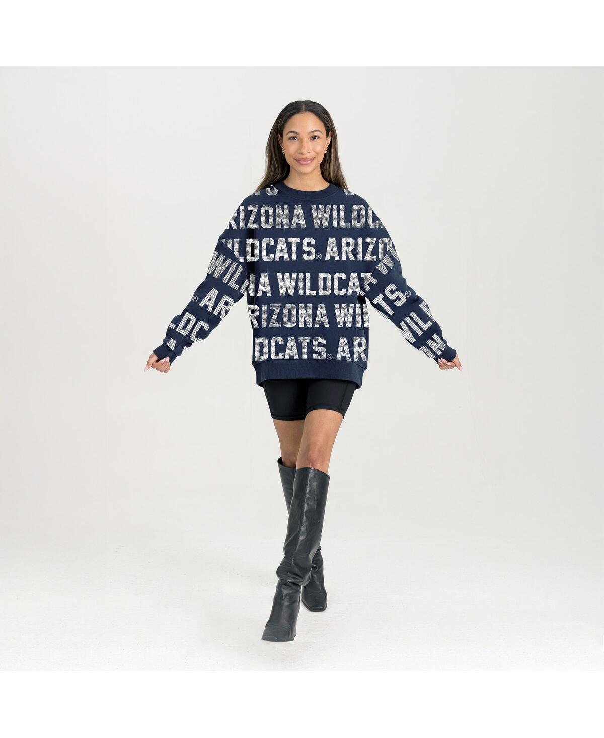 Gameday Couture Women's Navy Arizona Wildcats Hype Era Sweatshirt In Blue