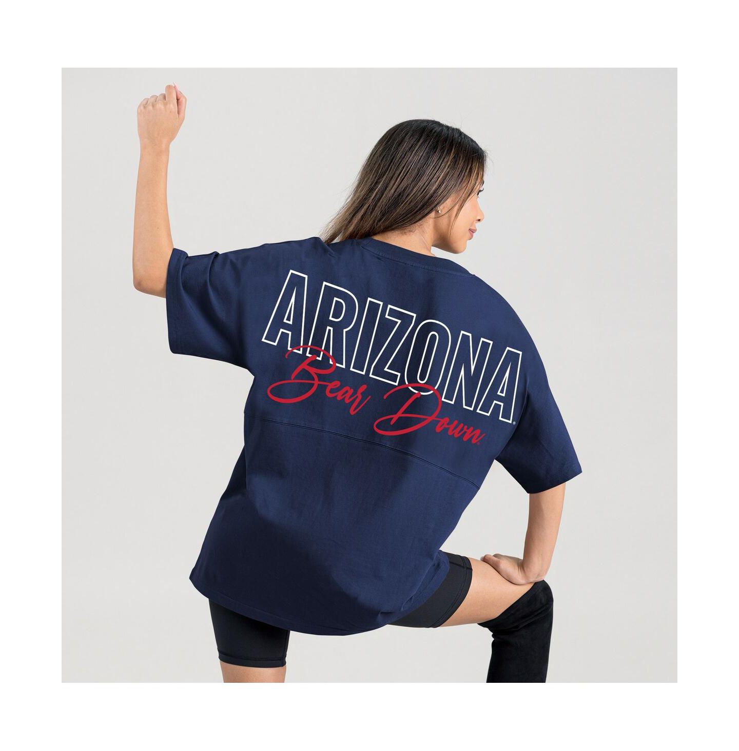 Женская футболка Gameday Couture Navy Arizona Wildcats Oversized Back at Ya — фото 2