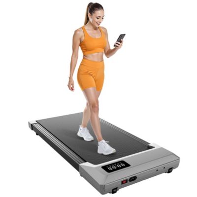 Superun 2025 Mini Under-Desk Treadmill - Raceable Smart Under Desk Treadmill Quick Setup