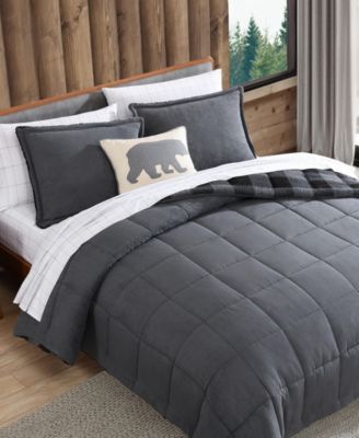 Cabin Plaid Reversible 3-Pc. Comforter Set, King
