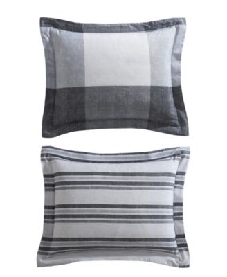 Oversized Plaid Reversible 7-Pc. Comforter Set, Queen