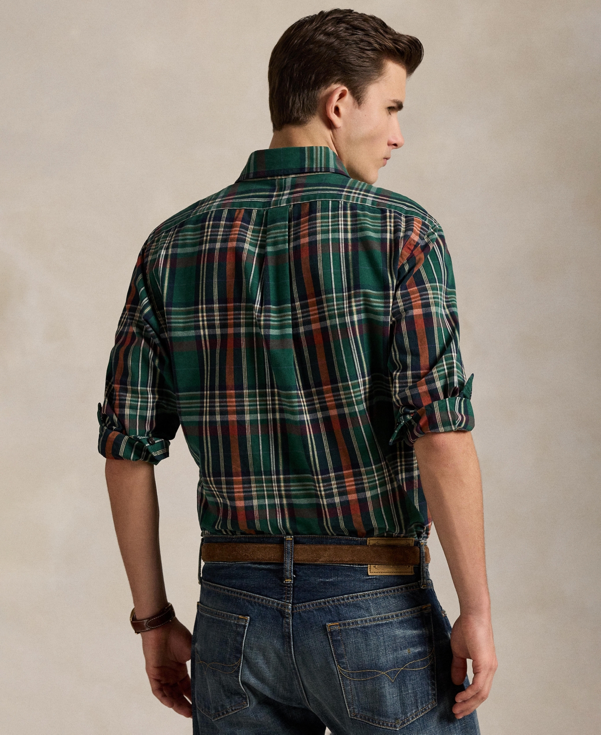 Polo Ralph Lauren Men's Classic-Fit Plaid Oxford Shirt