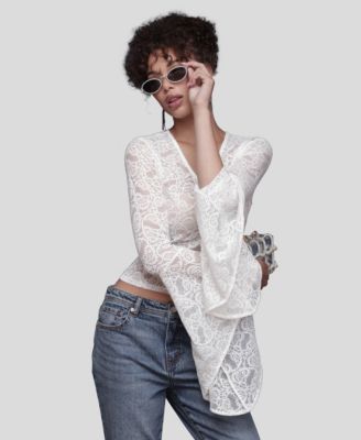 Women's V-Neck Long Sleeve Top