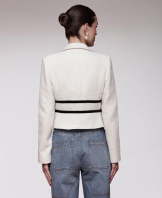 Women's Bow Detail Long-Sleeve Lady Jacket