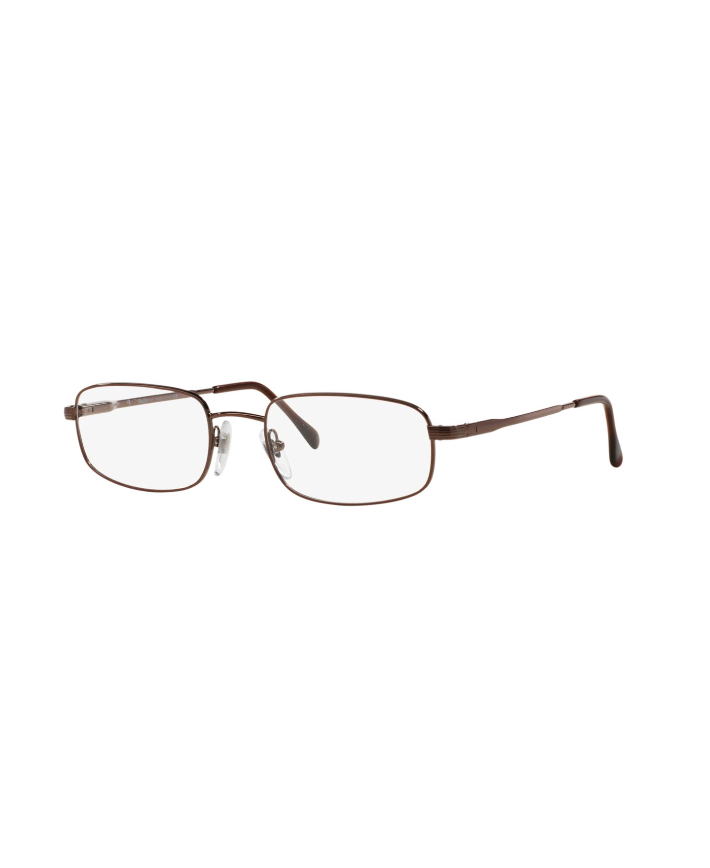Мужские очки Sferoflex Man Rectangle Metal SF2115 Eyeglasses, цвет: Коричневый — фото 4