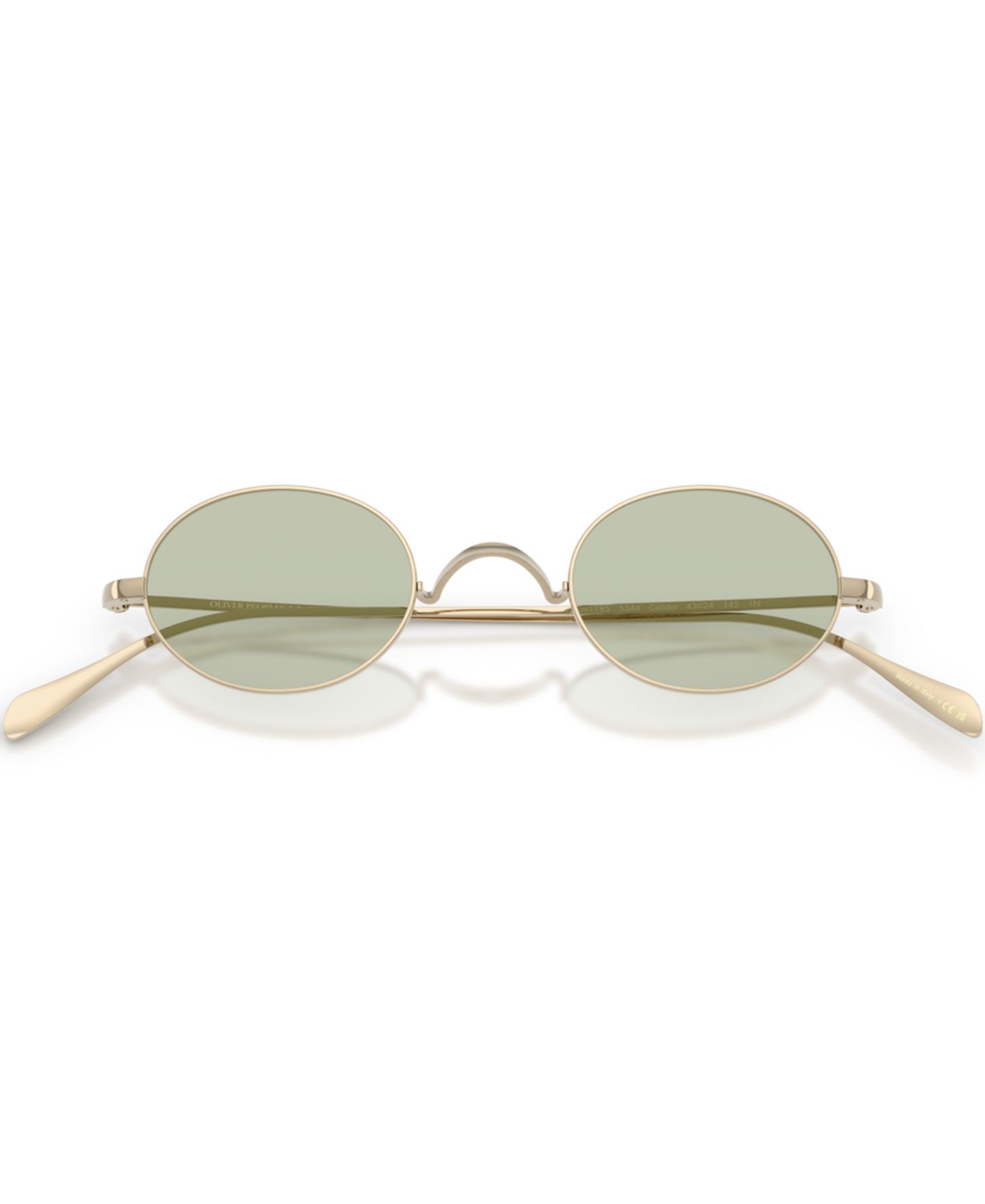 Мужские очки Oliver Peoples Man Round Metal OV1185 Calidor Eyeglasses, цвет: Золотой — фото 5