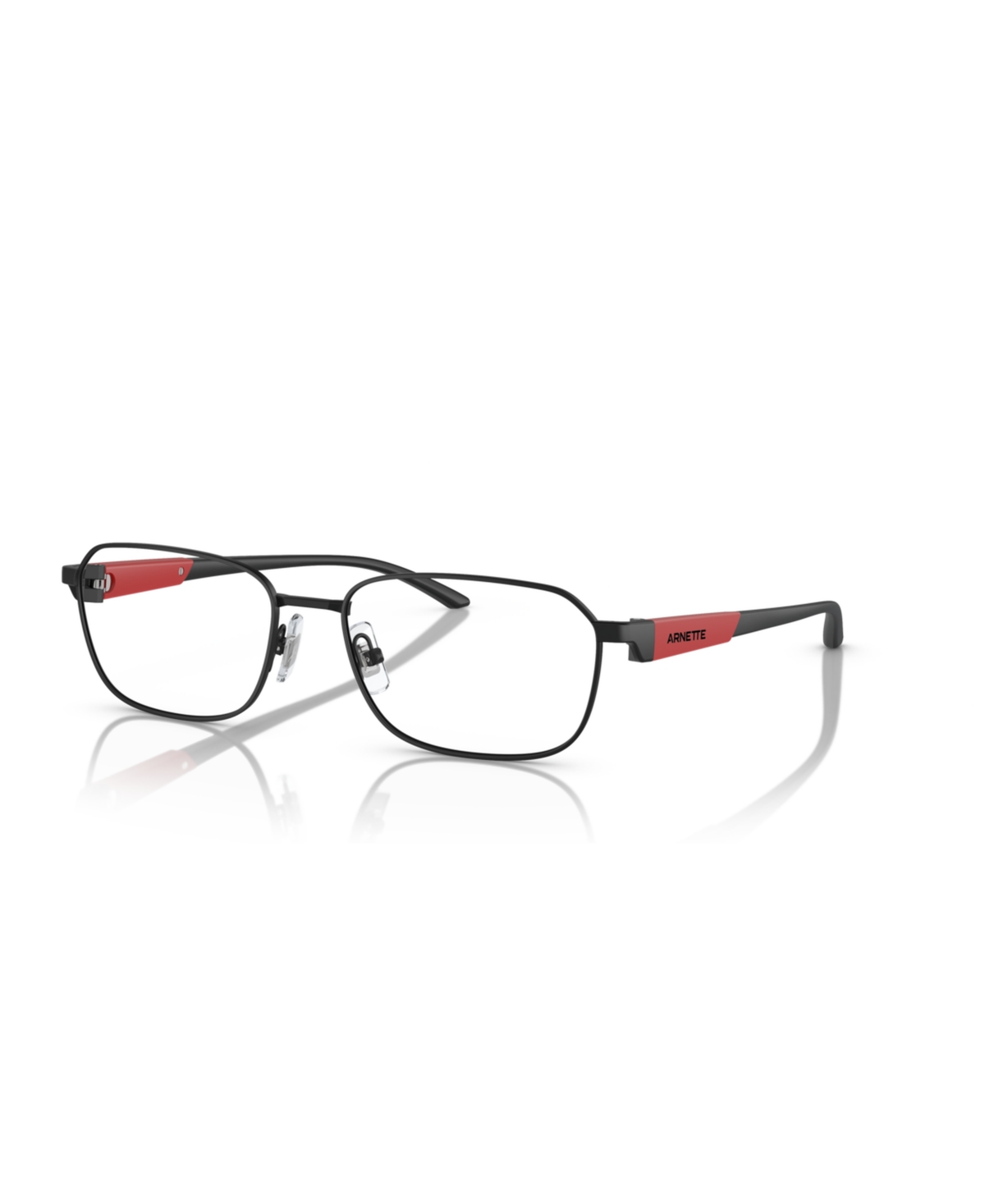 Arnette Men's Square Kijimi Eyeglasses, An6137 In Black