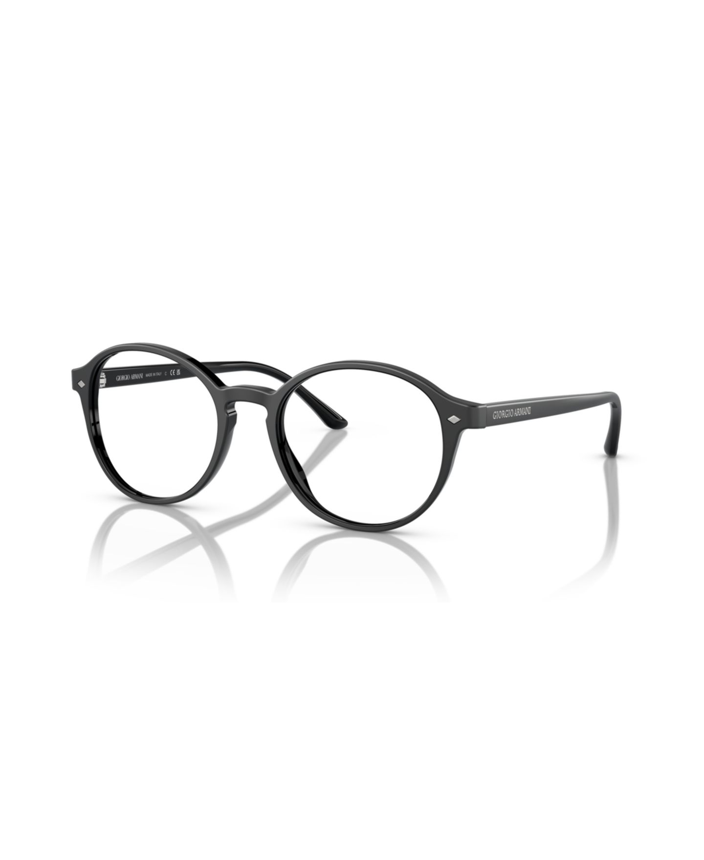 Мужские очки Giorgio Armani Man Panthos Plastic AR7004 Eyeglasses, цвет: Чёрный — фото 5