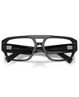 Dolce Gabbana Men's Aviator Eyeglasses, DG1364