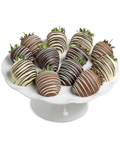 Chocolate Covered Company® 12-pc. Classic Chocolate Covered Strawberries