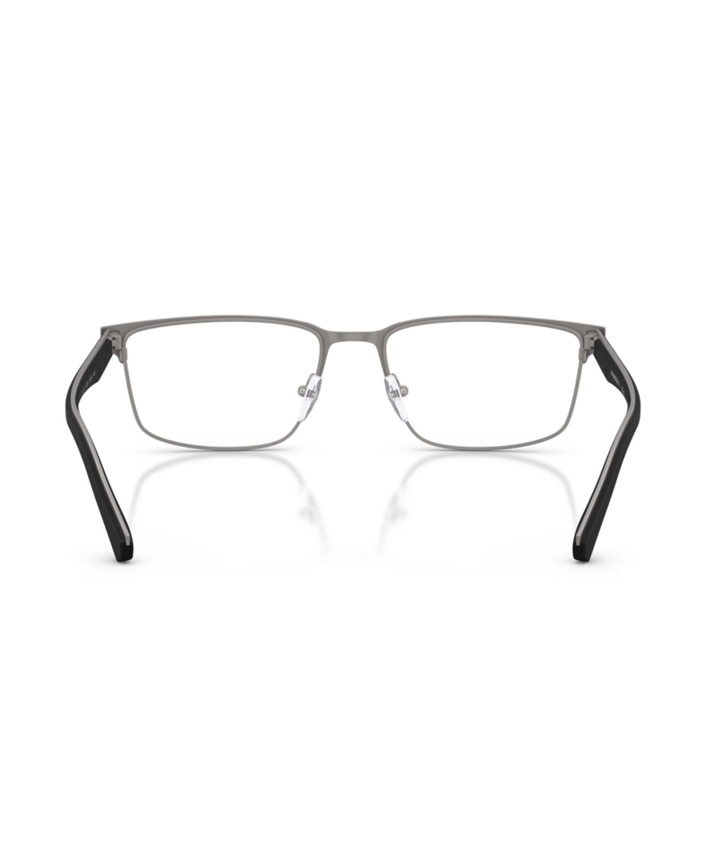 Мужские очки Emporio Armani Man Rectangle Metal EA1175 Eyeglasses, цвет: Графитовый — фото 4
