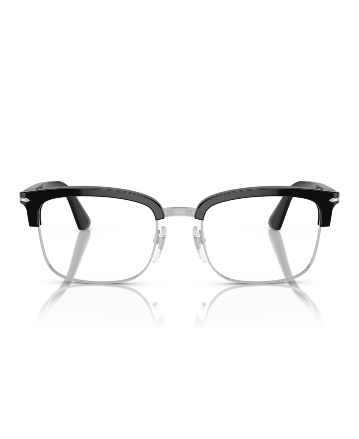 Persol Unisex Square Lina Eyeglasses, Po3340v In Black