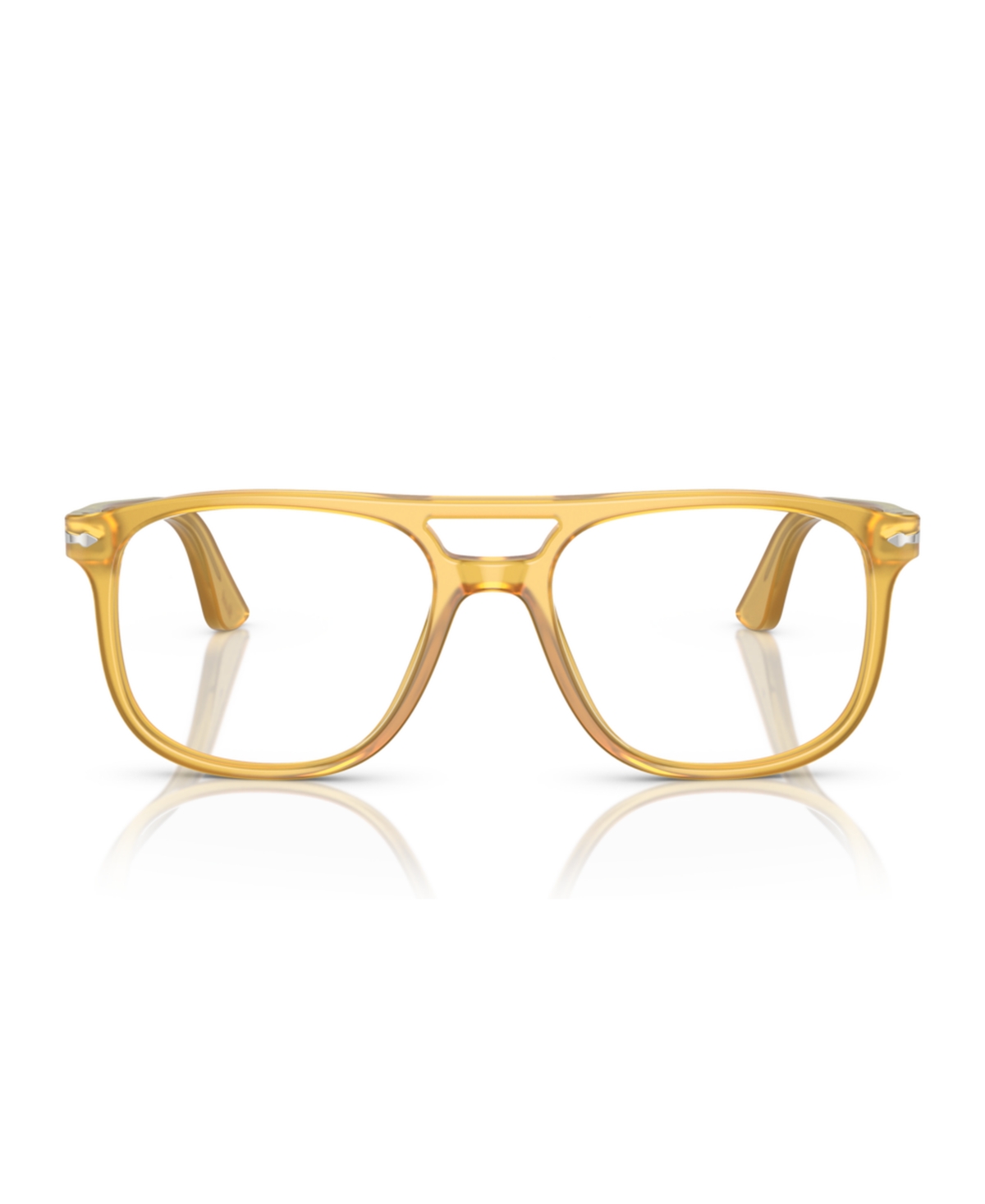 Persol Unisex Aviator Greta Eyeglasses, Po3329v In Brown