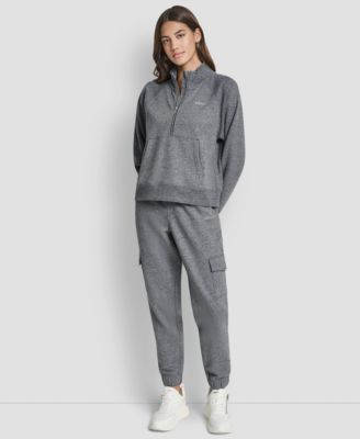 Women's Studded-Logo Cargo Joggers