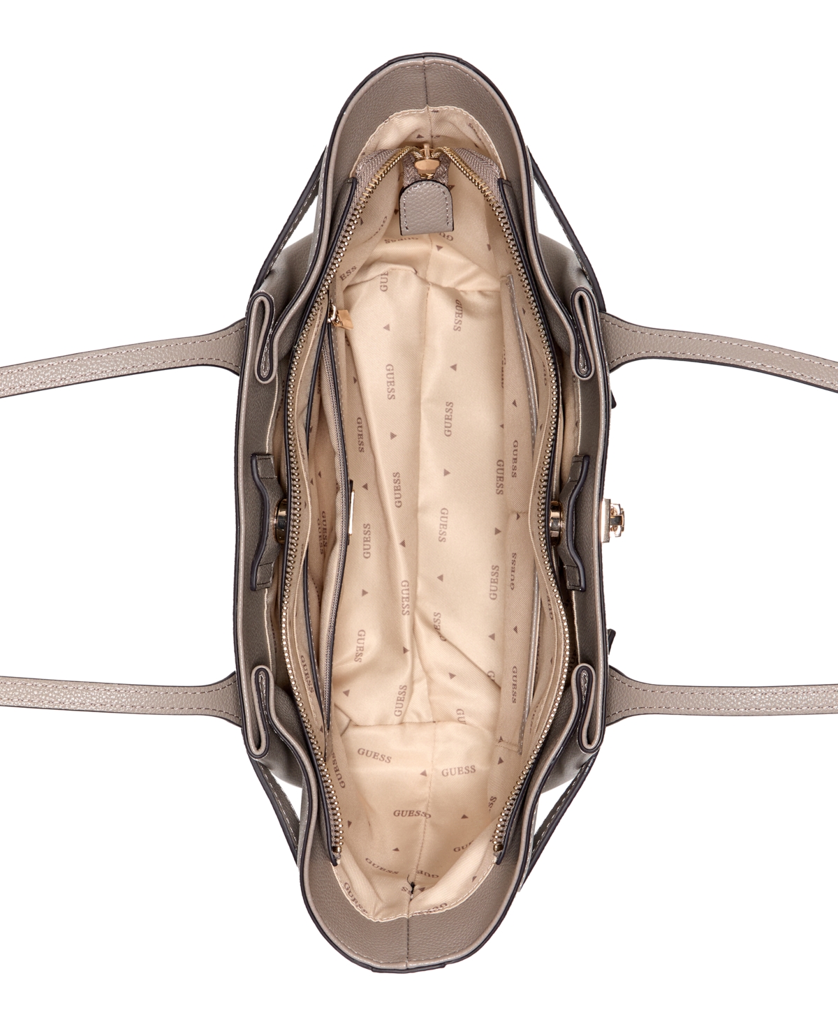 Guess Yesba Girlfriend Large Shoulder Bag In Brown