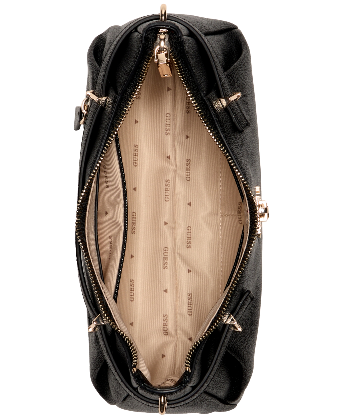 Guess Yesba Adjustable Large Shoulder Bag In Black